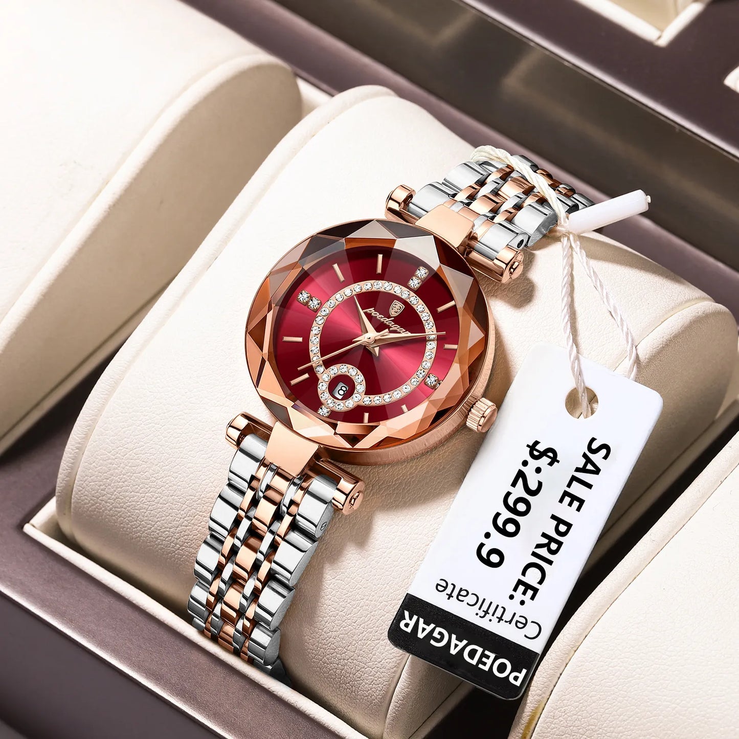 POEDAGAR Luxury Watch For Woman High Quality.